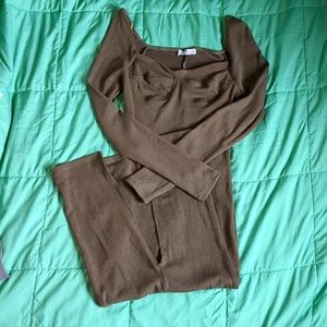 Fashion Nova bodycon midi dress